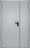 Дверь Меги ПДС-2 ЕС-60 Противопожарная двухстворчатая