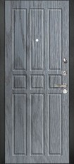 Дверь Zetta Классика Античное серебро  С-211 Дуб Филадельфия Графит К03
